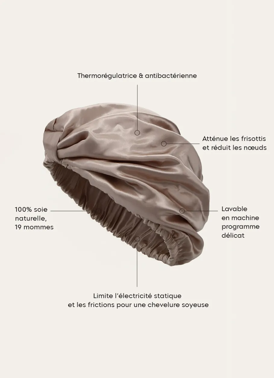 Bouchara Homewear, Accessoire|Taie Unie^TURBAN PURE SOIE DE MÛRIER