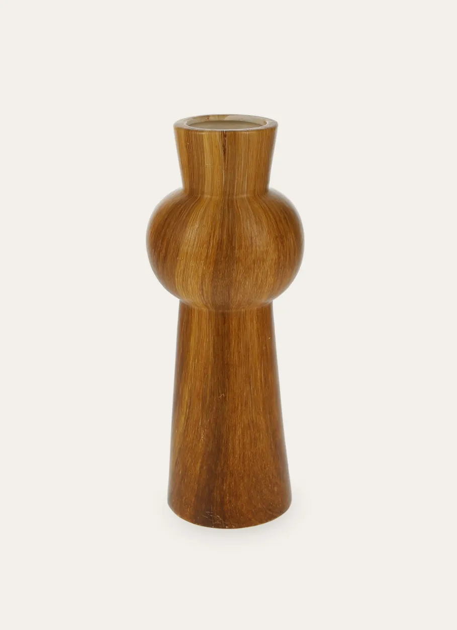 Bouchara Vase, Cache-Pot|Décoration De Noël^VASE EN CÉRAMIQUE IMITATION BOIS