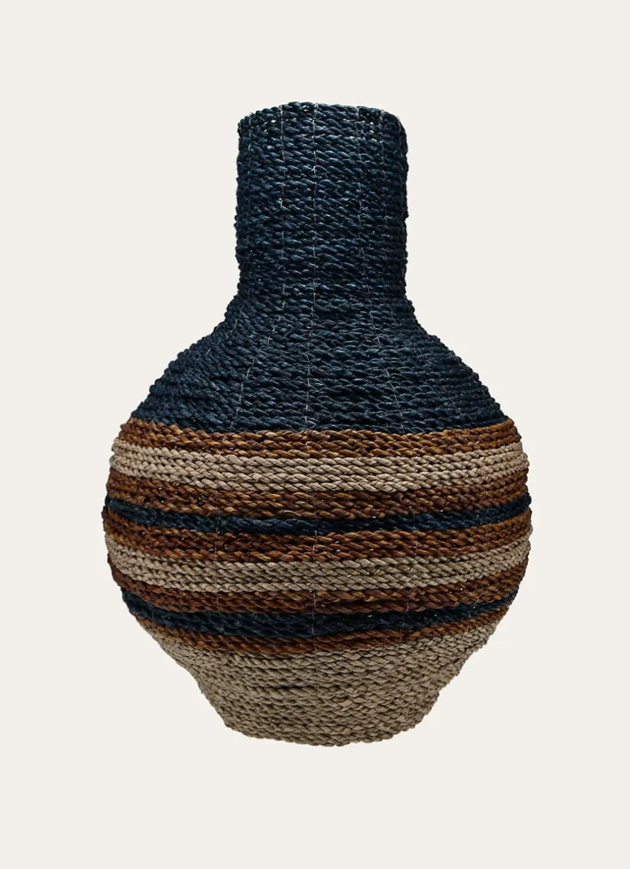 Bouchara Vase, Cache-Pot^VASE EN FIBRES NATURELLES OBÉLIX