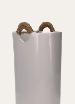 Bouchara Vase, Cache-Pot^VASE EN GRÈS BRILLANT