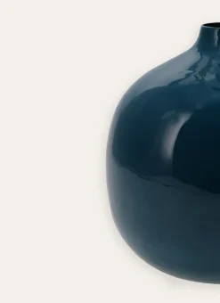 Bouchara Vase, Cache-Pot^VASE EN MÉTAL COLORÉ FINITION ÉMAILLÉE