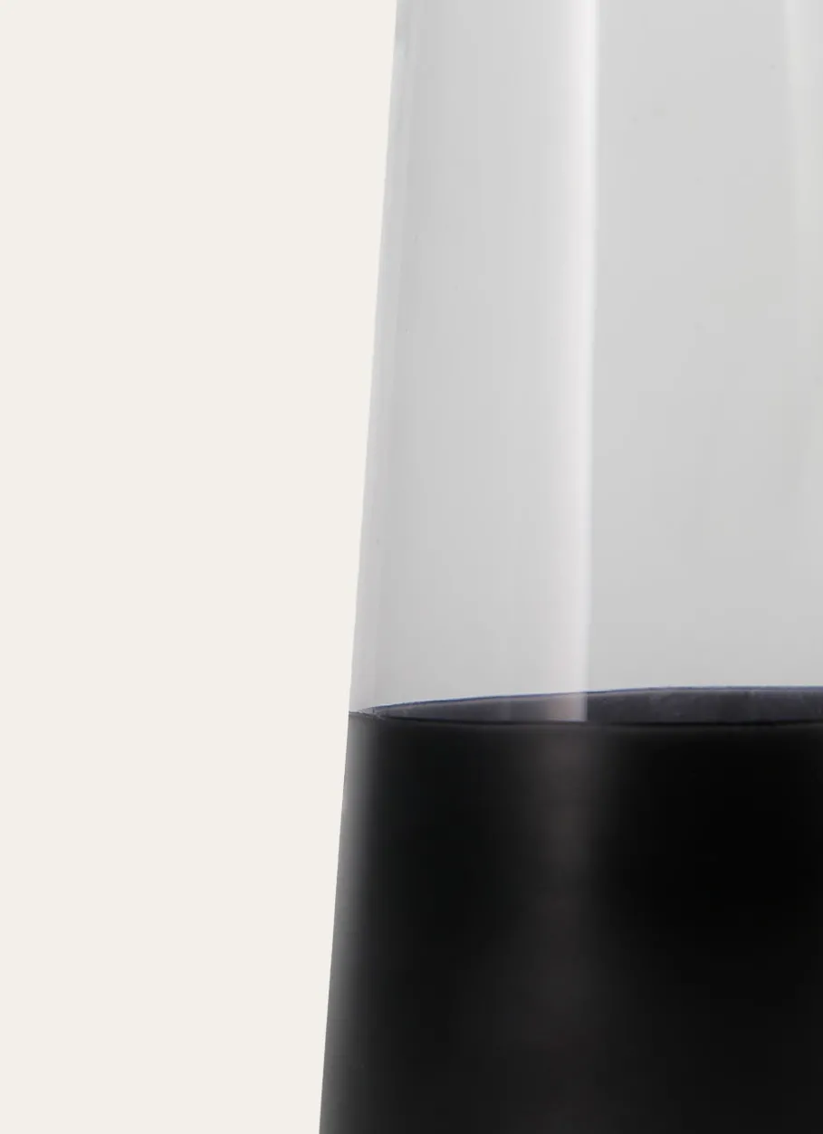 Bouchara Vase, Cache-Pot^VASE EN VERRE BICOLORE AVEC LISERET DORÉ