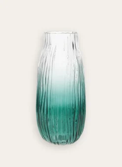 Bouchara Vase, Cache-Pot^VASE EN VERRE DÉGRADÉ SOUFFLÉ