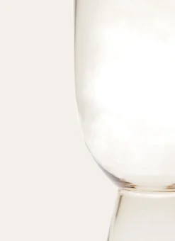 Bouchara Vase, Cache-Pot^VASE EN VERRE TRANSPARENT