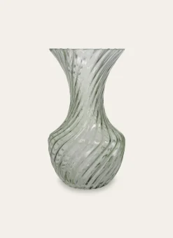 Bouchara Vase, Cache-Pot^VASE EN VERRE TRAVAILLÉ DE STYLE ROMANTIQUE