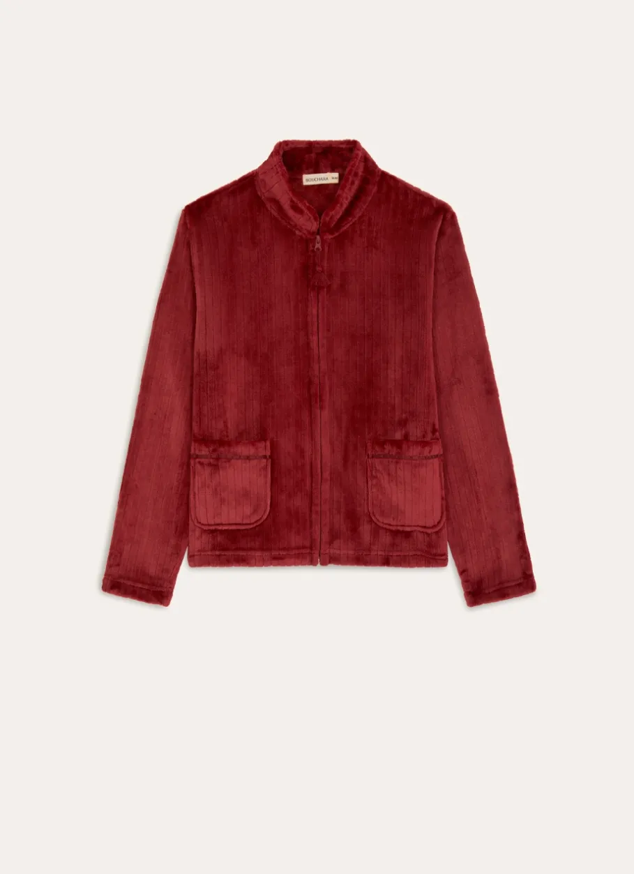 Bouchara Peignoir^VESTE POLAIRE EMBOSSÉE CEMI