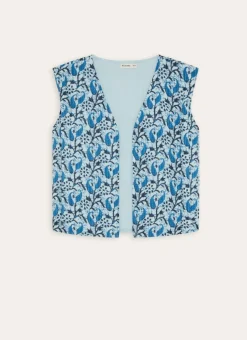 Bouchara Peignoir^VESTE SANS MANCHE IMPRIMÉE MATELASSÉE
