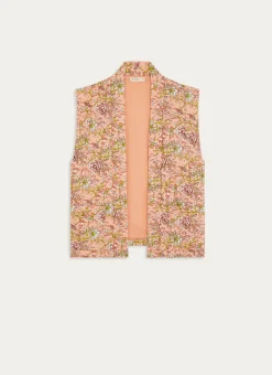 Bouchara Peignoir^VESTE SANS MANCHES EN VISCOSE IMPRIMÉE NOUR