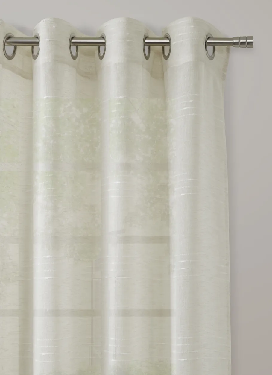 Bouchara Voilage^VOILAGE AVEC RAYURES HORIZONTALES EN RELIEF