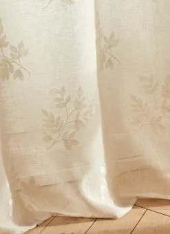 Bouchara Voilage^VOILAGE BRODÉ MOTIFS BOUQUETS