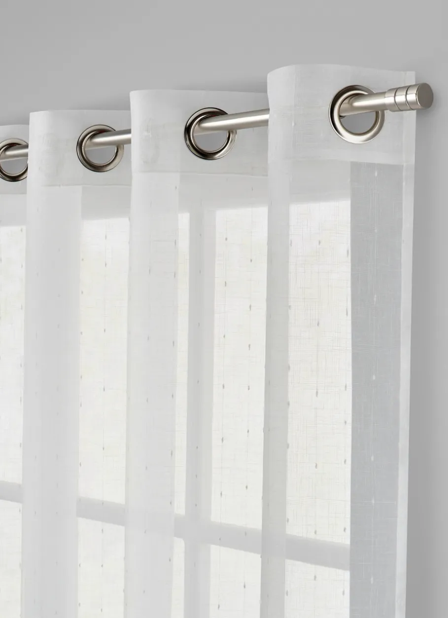 Bouchara Voilage^VOILAGE JACQUARD À FINES RAYURES