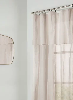 Bouchara Voilage^VOILAGE LÉGÈREMENT FROISSÉ FINITION DROITE H300 CM