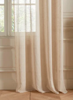 Bouchara Voilage^VOILAGE ÉTAMINE EFFET LIN FLAMMÉ